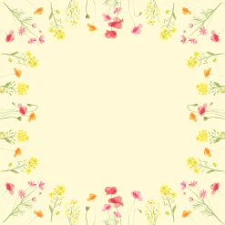 Hussen>DUNI cel® Mitteldecke 84 x 84 cm Poppy Field