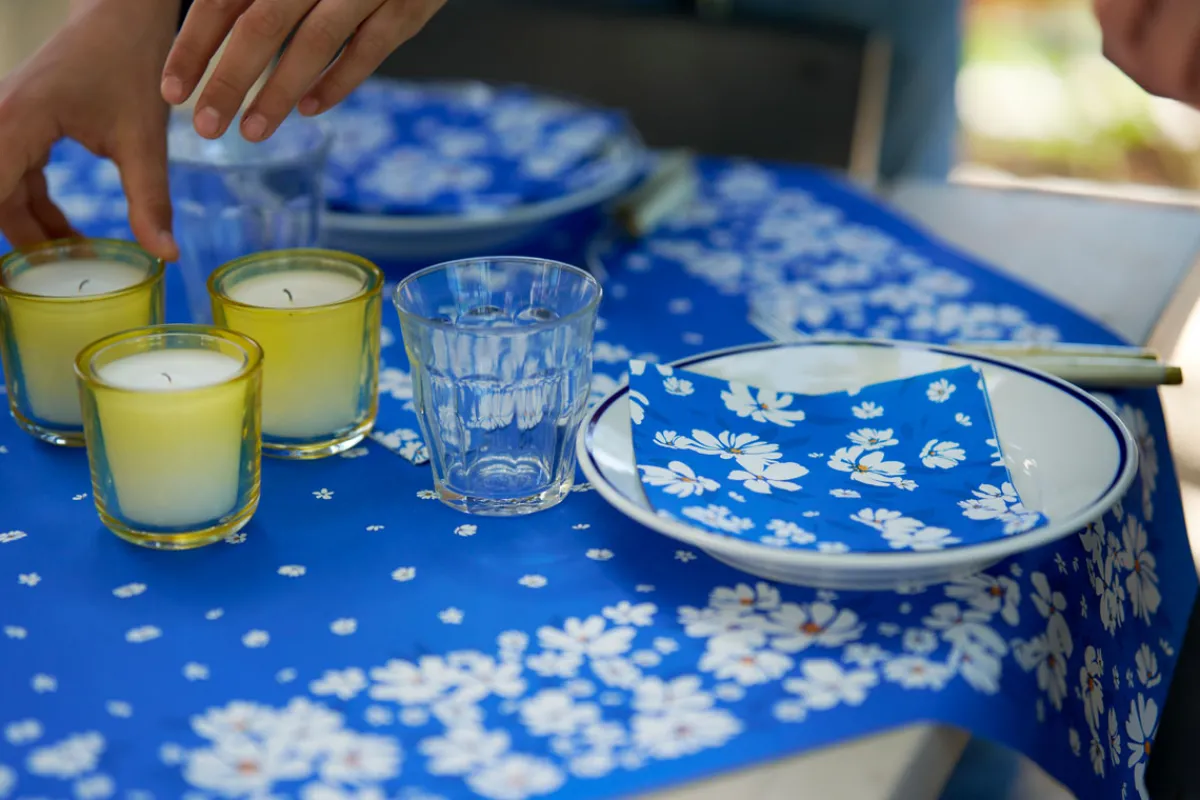 Hussen>DUNI cel® Mitteldecke 84 x 84 cm Sunny Day Blue