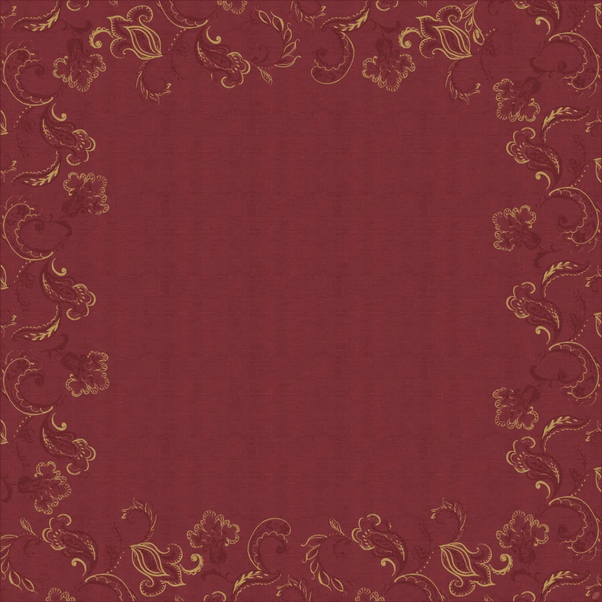Hussen>DUNI cel® Mitteldecke 84 x 84 cm Golden Grace Bordeaux