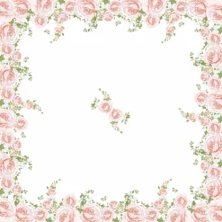 Hussen>DUNI cel® Mitteldecken 84 x 84 cm Rose Glory