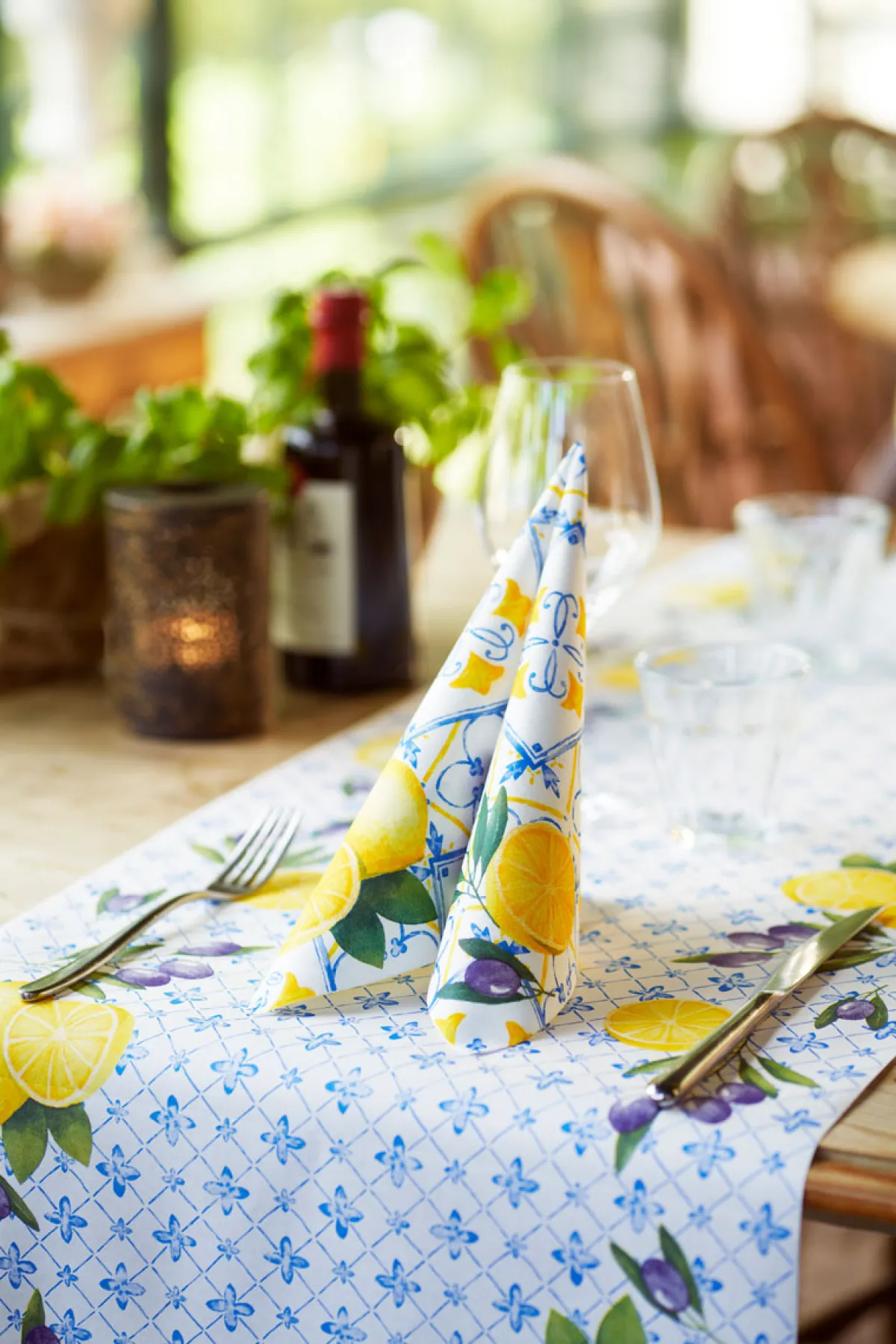 Hussen>DUNI cel® Mitteldecken 84 x 84 cm Mediterrian