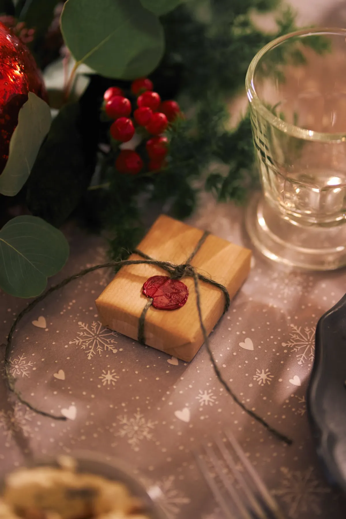 Tischdecken>DUNI cel® Tischdecke 138 x 220 cm Winter Flakes