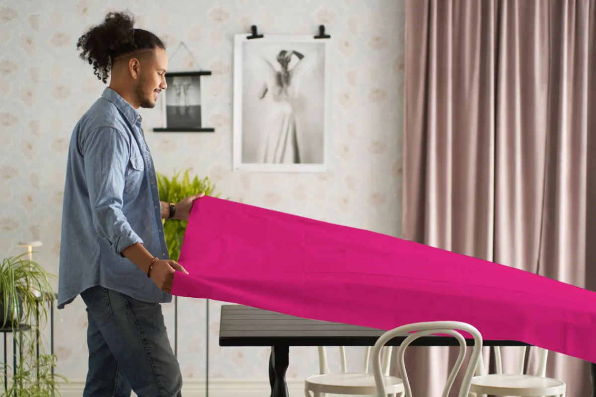 Tischdecken>DUNI cel® Tischdecke 118 x 180 cm Fuchsia