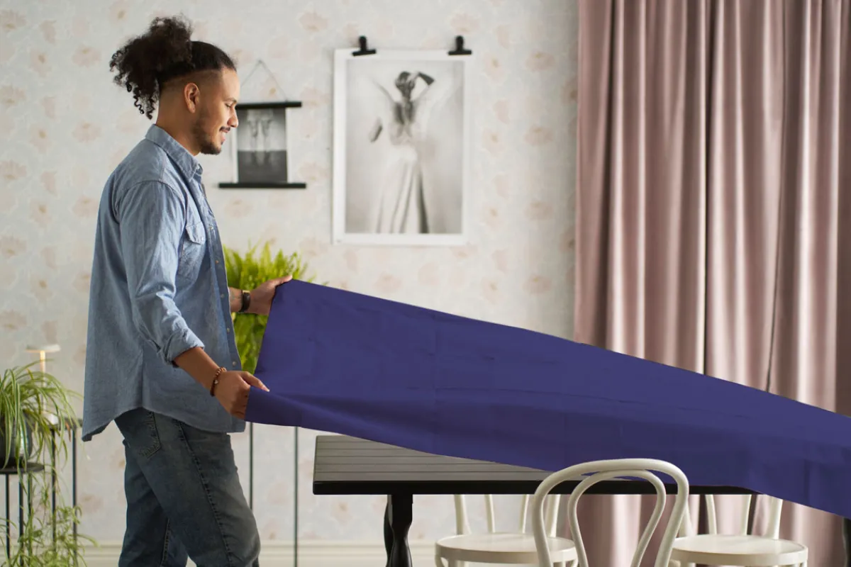 Tischdecken>DUNI cel® Tischdecke 118 x 180 cm Dunkelblau