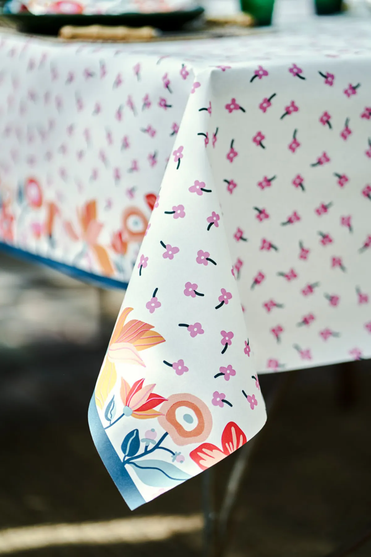 Tischdecken>DUNI cel® Tischdecke 138 x 220 cm Vibrant Bloom