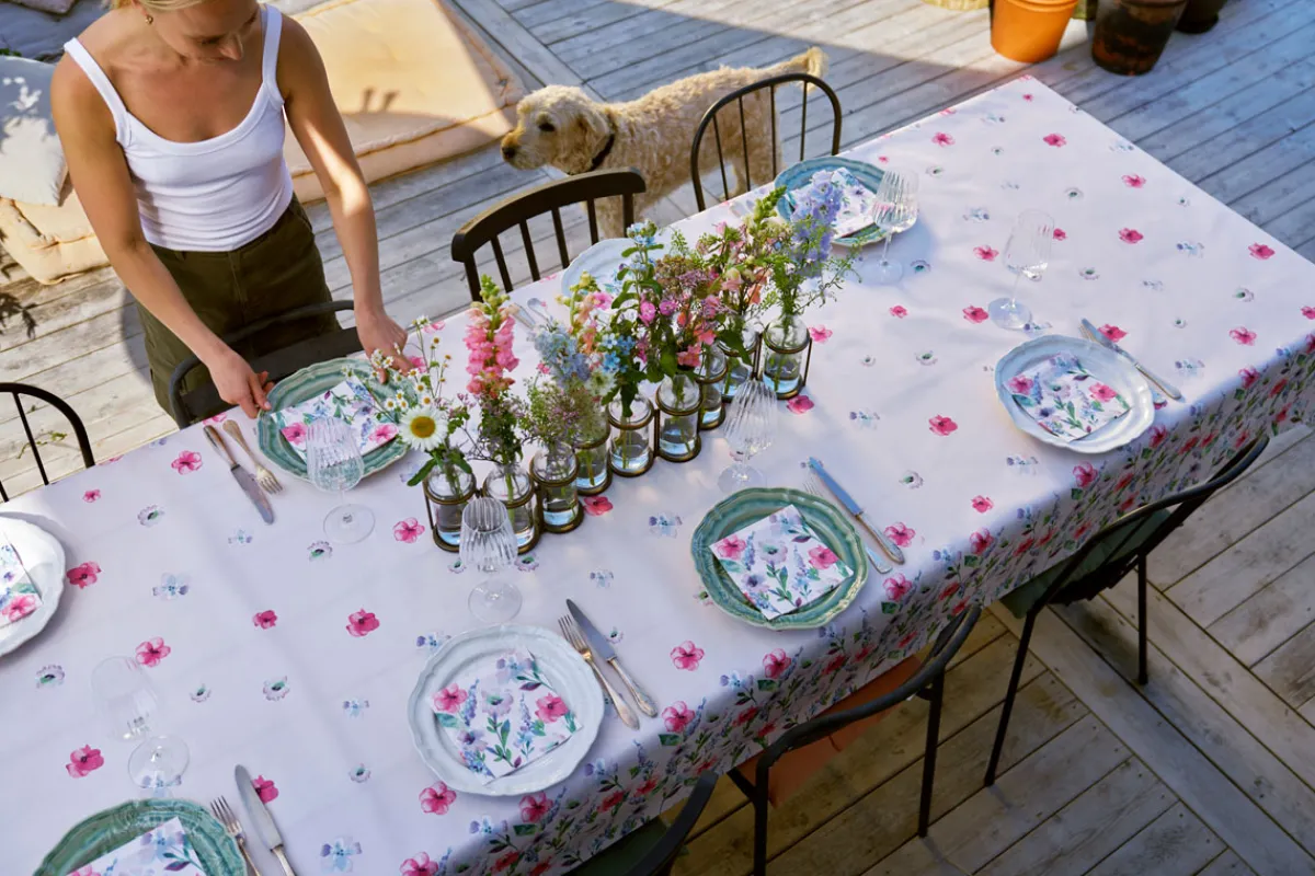 Tischdecken>DUNI cel® Tischdecke 138 x 220 cm Everbloom