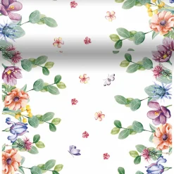 Tischläufer>DUNI cel® Tischdecke 0,4 x 4,8 m Breezy Butterflies