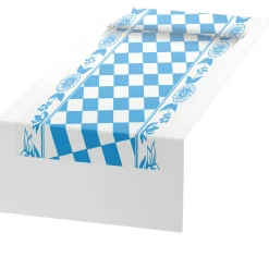 Tischläufer>DUNI cel® Tête-à-Tête-Tischläufer 0,4 x 24 m Bayernraute