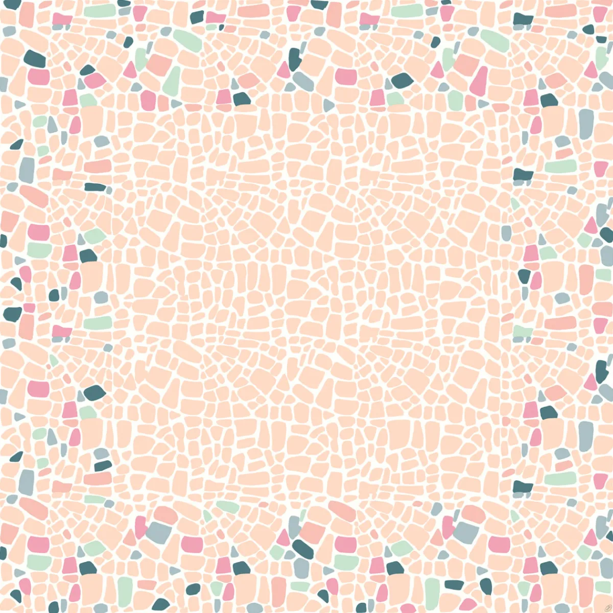 Hussen>DUNI cel®-Mitteldecke 84 x 84 cm Ocean Pebbles