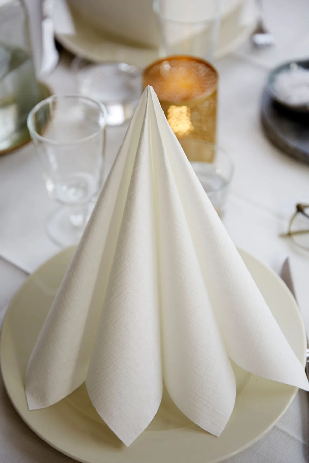 Servietten Im Dinnerformat>DUNI lin®-Serviette 40 x 40 cm Greige