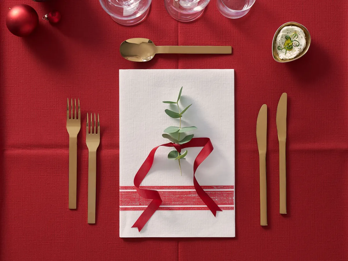 Servietten Im Dinnerformat>DUNI lin®-Serviette 40 x 60 cm Trentino Bordeaux