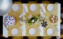 Tischläufer>DUNI silk® 3 in 1 0,4 x 4,8 m Silver