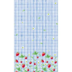 Tischdecken>DUNI silk® Tischdecke 138 x 220 cm Strawberry Picnic
