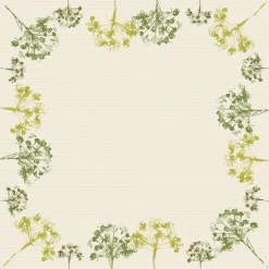 Hussen>DUNI silk®-Mitteldecke 84 x 84 cm Green Umbles