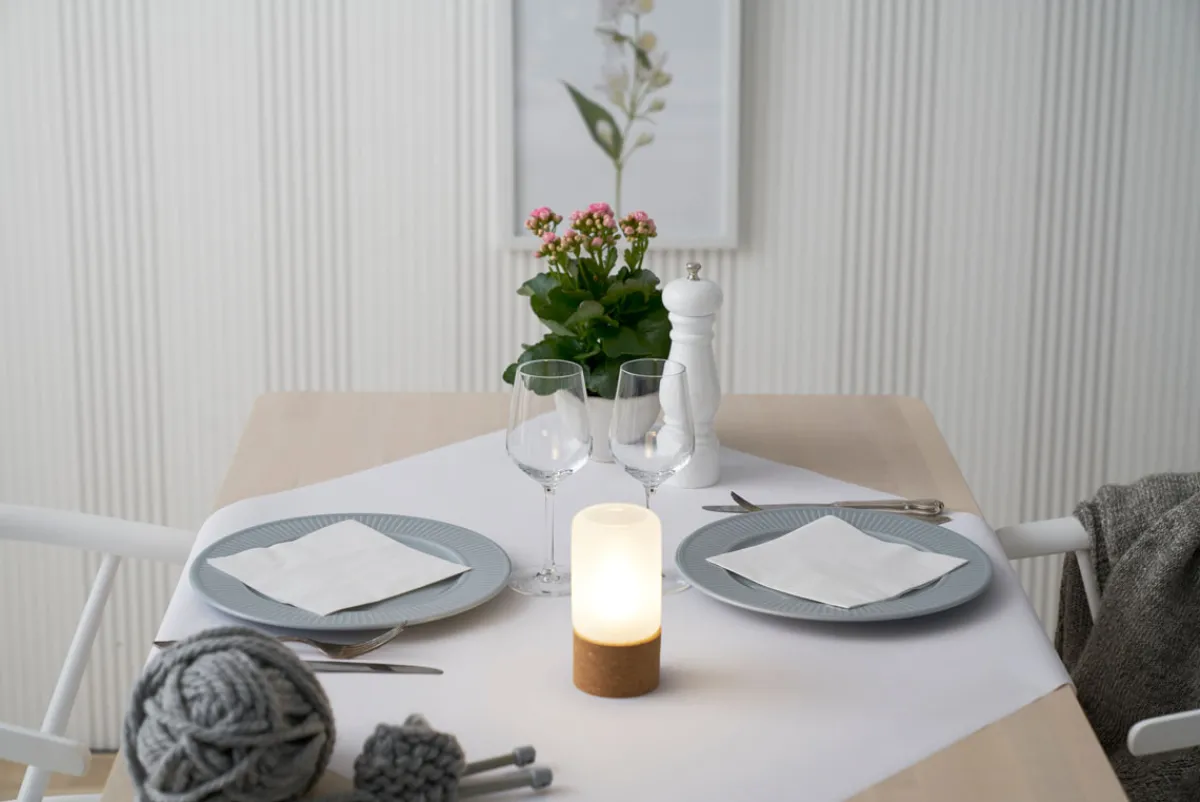 Hussen>DUNI silk®-Mitteldecke 84 x 84 cm Weiß