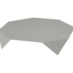 Hussen>DUNI silk®-Mitteldecke 84 x 84 cm Linnea Granite Grey