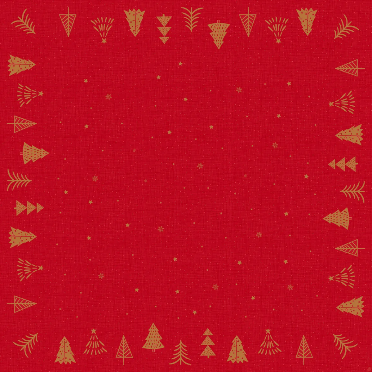 Hussen>DUNI silk®-Mitteldecke 84 x 84 cm Shimmer Trees