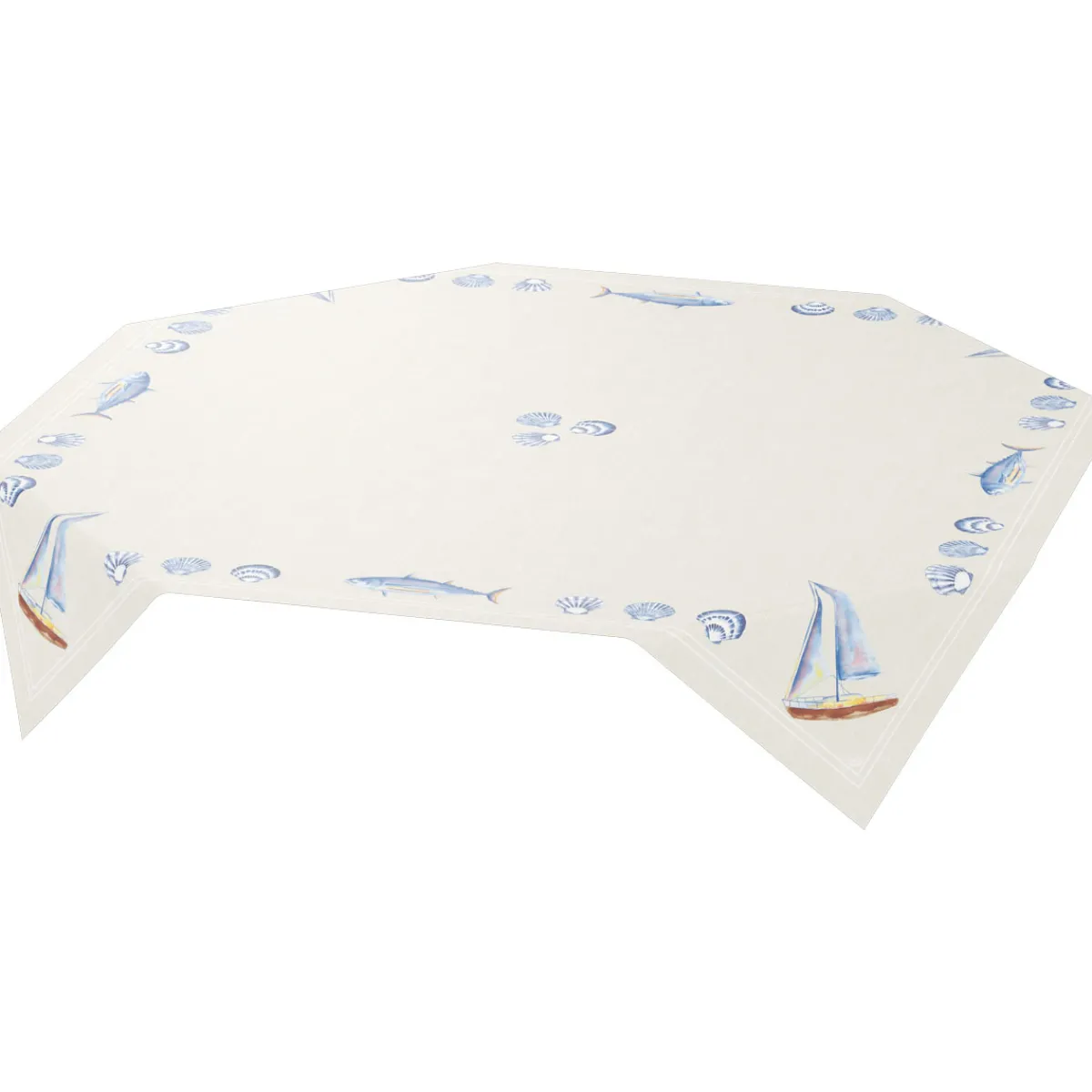 Hussen>DUNI silk®-Mitteldecke 84 x 84 cm Tide