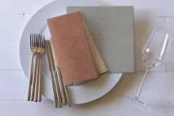 Servietten Im Dinnerformat>DUNI soft® Serviette 40 x 40 cm Woven Earth Terra