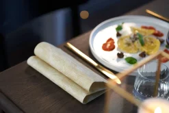 Servietten Im Dinnerformat>DUNI soft® Serviette 40 x 40 cm Washed Linen Gold