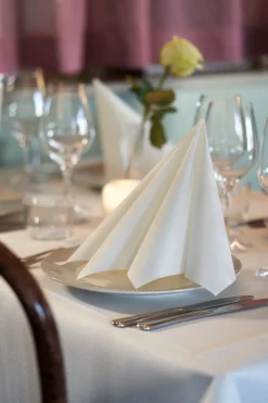 Servietten Im Dinnerformat>DUNI soft®-Serviette 48 x 48 cm Weiß