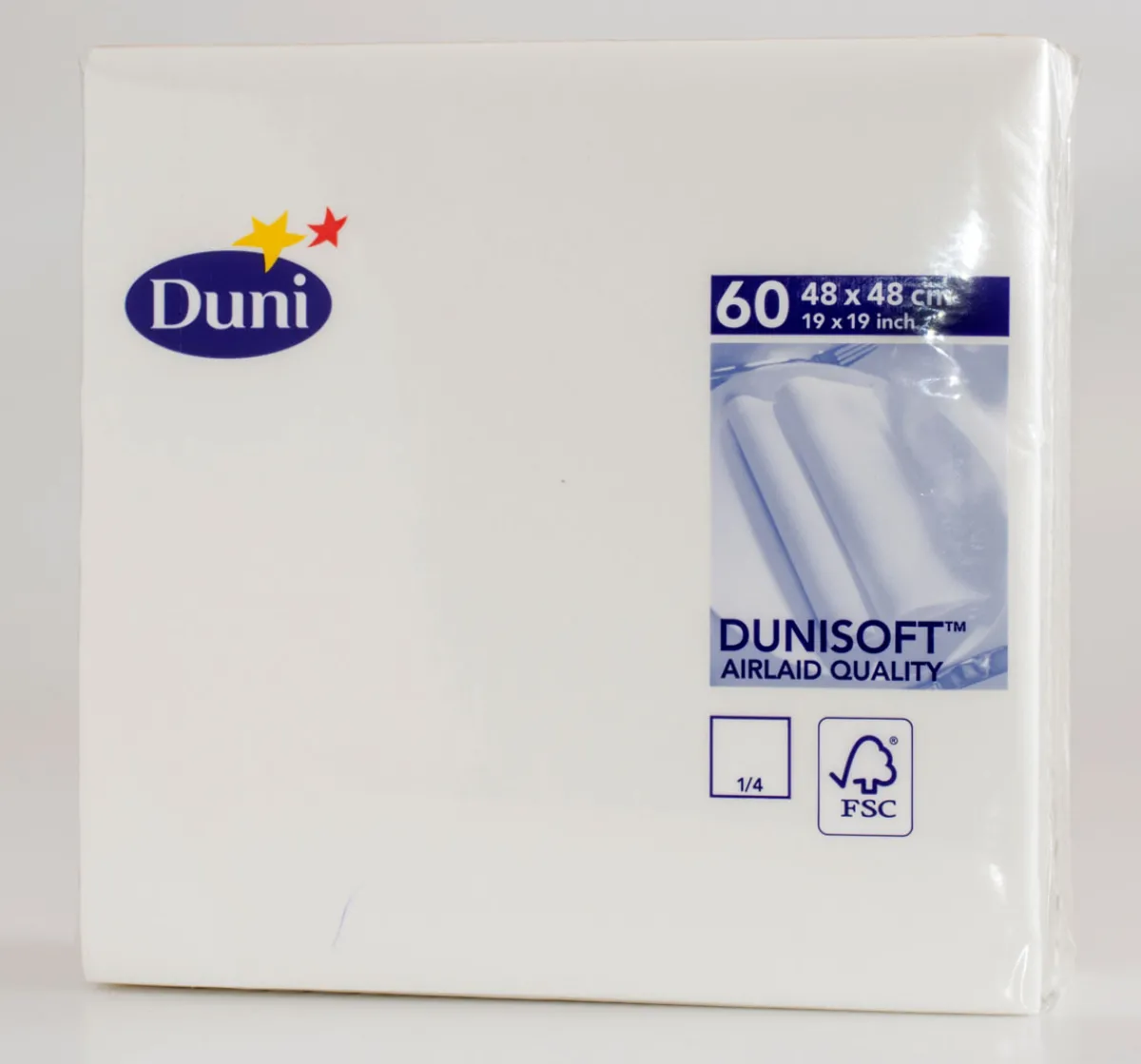 Servietten Im Dinnerformat>DUNI soft®-Serviette 48 x 48 cm Weiß