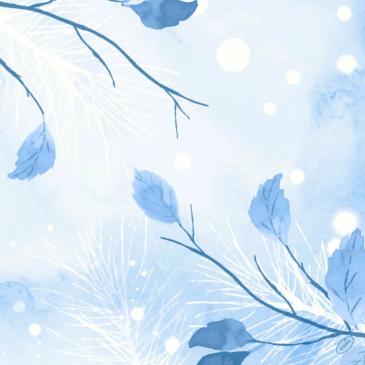 Servietten Im Dinnerformat>DUNI soft®-Serviette 40 x 40 cm Frosted Winter