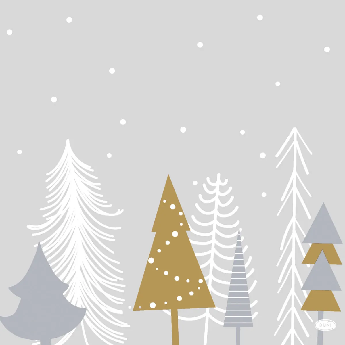 Servietten Im Dinnerformat>DUNI soft®-Serviette 40 x 40 cm Winter Trees