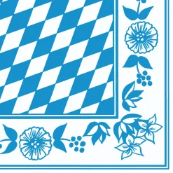 Servietten Im Dinnerformat>DUNI soft®-Serviette 40 x 40 cm Bayernraute