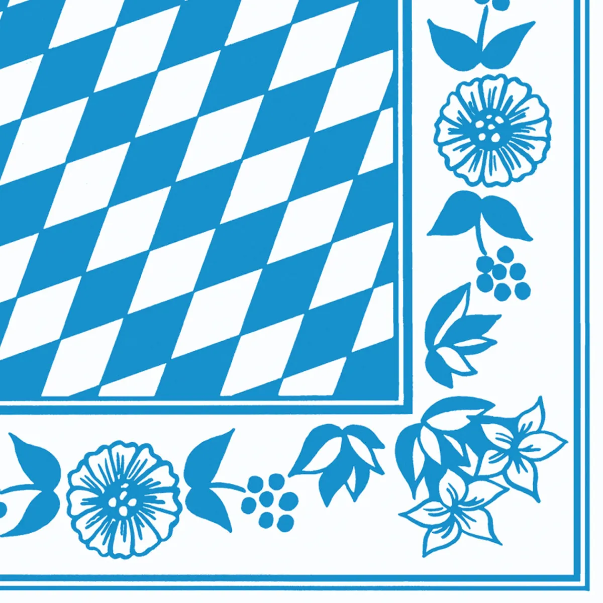 Servietten Im Dinnerformat>DUNI soft®-Serviette 40 x 40 cm Bayernraute