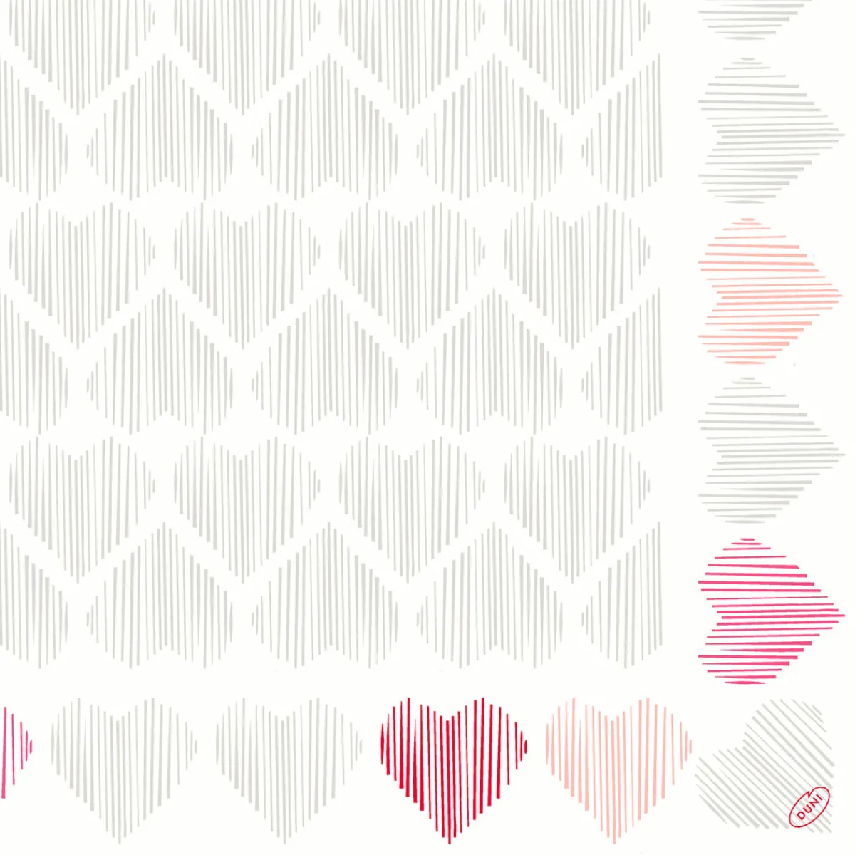 Servietten Im Dinnerformat>DUNI soft®-Serviette 40 x 40 cm Amour