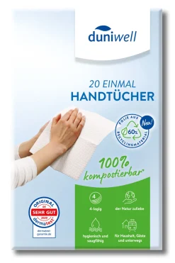 Duniwell Hygieneprodukte>DUNI Einmal Handtücher Weiß 4-lagig