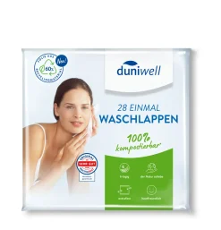 Duniwell Hygieneprodukte>DUNI Einmal Waschlappen Weiß 6-lagig