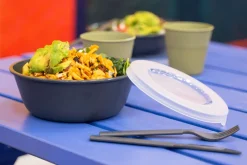 Mehrweg-Teller, -Schalen Und -Boxen>DUNI Everywhere Deckel Mehrweg 700 ml Transparent