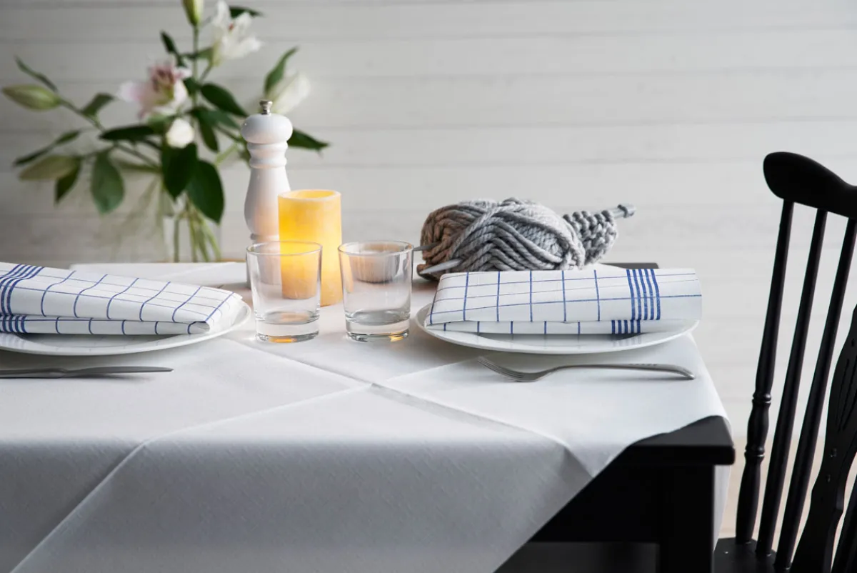 Hussen>DUNI Evolin®-Mitteldecke 84 x 84 cm Weiß