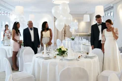 Tischdecken>DUNI Evolin®-Tischdecke rund Ø 180 cm Weiß