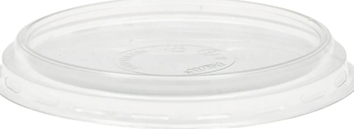 Plastikgläser Und -Becher>DUNI Flacher Deckel (geschlossen) für 153397/153398/157175 30/39 cl Transparent