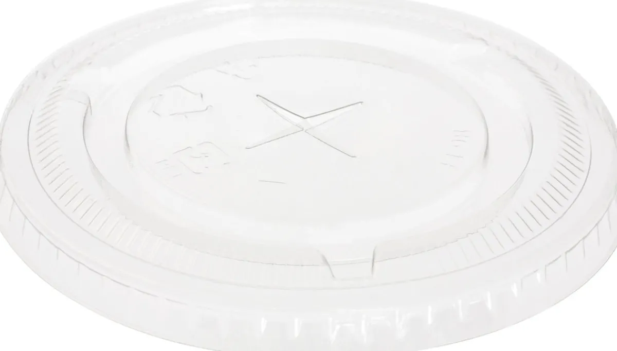 Plastikgläser Und -Becher>DUNI Flacher Deckel mit Öffnung für 188004/188005/188006 41/47/59 cl Transparent