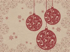 Tischsets>PAPER + DESIGN Flax-Tischset 30 x 40 cm Baubles