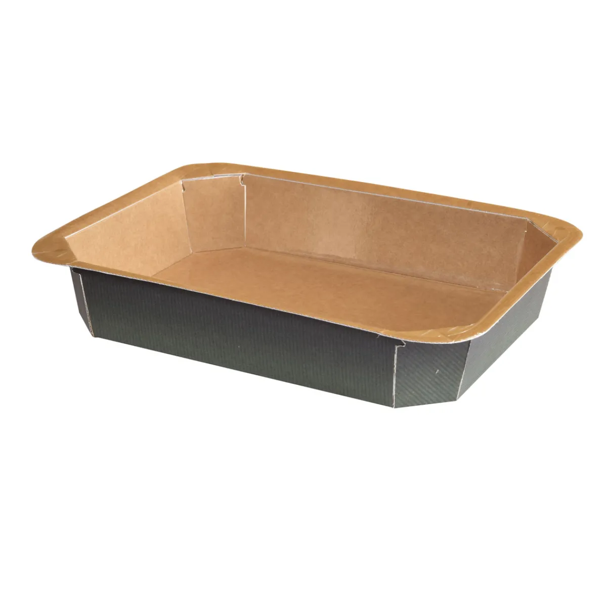 Siegelschalen>DUNIFORM Forum Pappbox 227 x 178 x 40 mm Braun ungeteilt