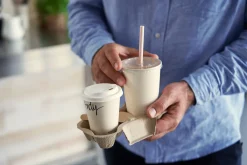 Pappteller- Und Schalen>DUNI Graspapier-Schale, Bloom Small 175 x 145 x 50 mm Nature