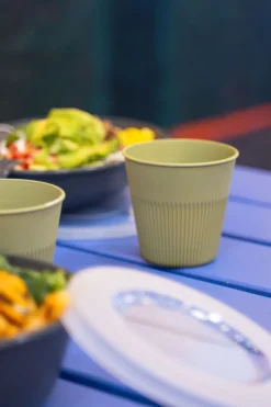 Mehrwegbecher Und -Gläser>DUNI Hot Stripes Becher Mehrweg 24 cl/8 oz Grün