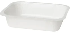 Siegelschalen>DUNIFORM Karton/PET Schale 186 x 136 x 45 mm Weiß ungeteilt