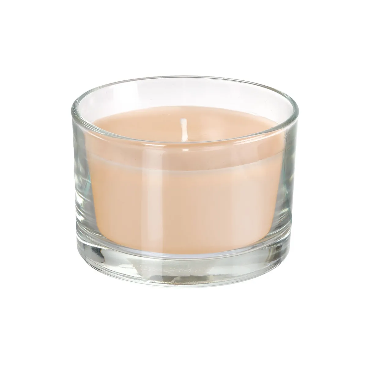 Indoor-Kerzen>DUNI Kerzenglas 6 x Ø 8,5 cm 18 Std. Peach