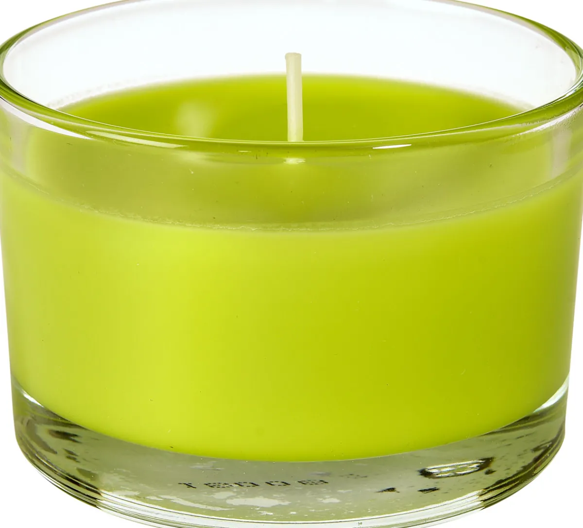 Indoor-Kerzen>DUNI Kerzenglas Ibiza 58 x Ø 85 mm 18 Std. Kiwi