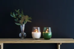 Outdoor-Kerzen>DUNI Kerzenglas Ritz 12,5 cm, ø 7,6 cm 55 Std. Weiß