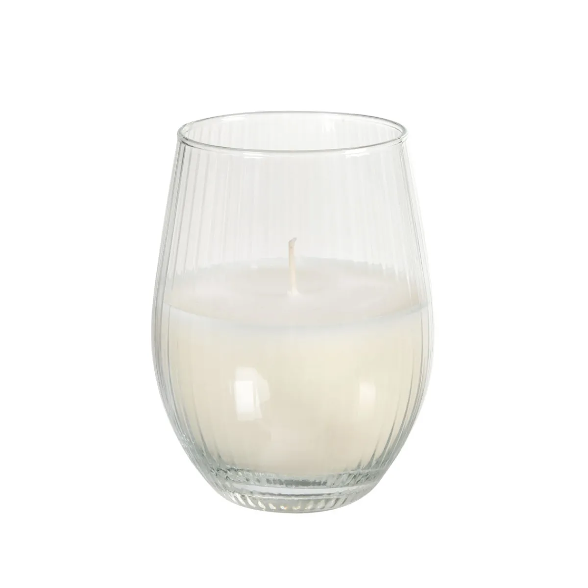 Outdoor-Kerzen>DUNI Kerzenglas Ritz 12,5 cm, ø 7,6 cm 55 Std. Weiß