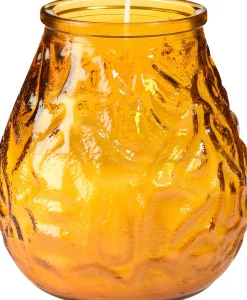 Outdoor-Kerzen>DUNI Kerzenglas Venezia 100 x Ø 100 mm 70 Std. Bernstein