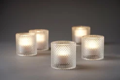 Kerzenhalter>DUNI Kerzenhalter 80 x Ø 80 mm Klar