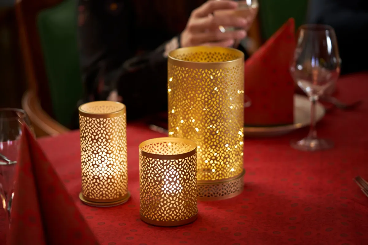 Kerzenhalter>DUNI Kerzenhalter Bliss 140 x Ø 75 mm Gold